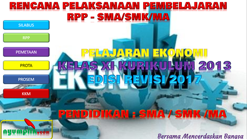 DOWNLOAD RPP EKONOMI SMA/SMK Kelas XI K13 Revisi 2017