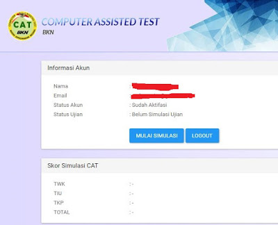Cara Pendaftaran Simulasi CAT CPNS 2018