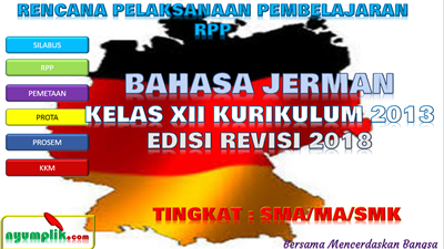 Download RPP Bahasa Jerman Kelas XII K13 Revisi 2018