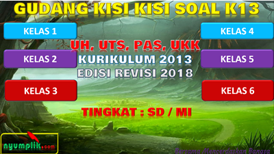 Gudang Kisi Kisi Soal K13