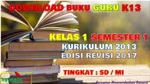 Buku Guru K13 Kelas 1 Semester 1