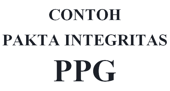 Pakta Integritas