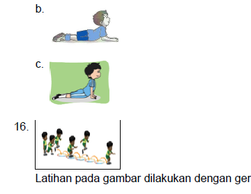 Soal Online PTS PJOK Kelas 2 Semester 2 K13 Revisi