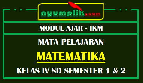 Modul Ajar SD Kelas 4 MTK