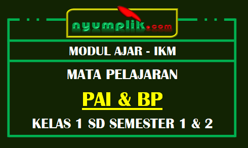 Modul Ajar SD Kelas 1 PAI